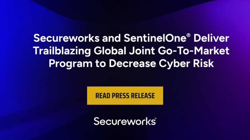 Secureworks And SentinelOne® Deliver Trailblazing Global Joint Go-To ...