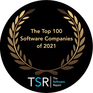 Awards Badge - 2021 - TSR Top 100 Software Companies
