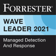 Awards Badge - 2021 - Forrester Wave Leader MDR