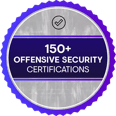 +150 certifications en matière de sécurité offensive