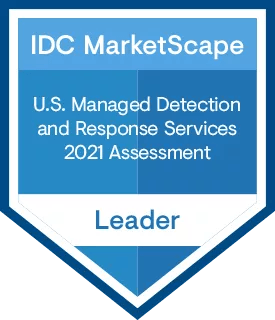 2021 IDC MarketScape Leader for U.S. Managed Detection and Response Services
